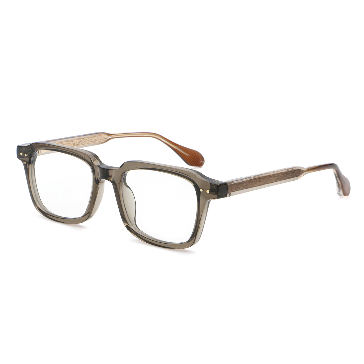 Acamar Transparent Brown silmälasikehykset