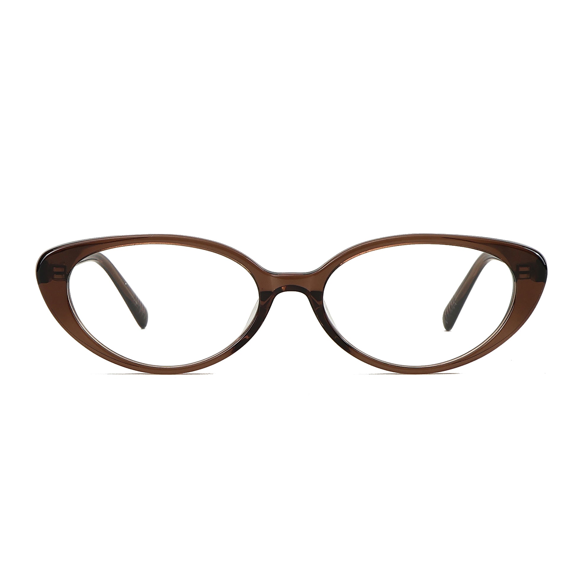 Circe Transparent Brownish silmälasikehykset