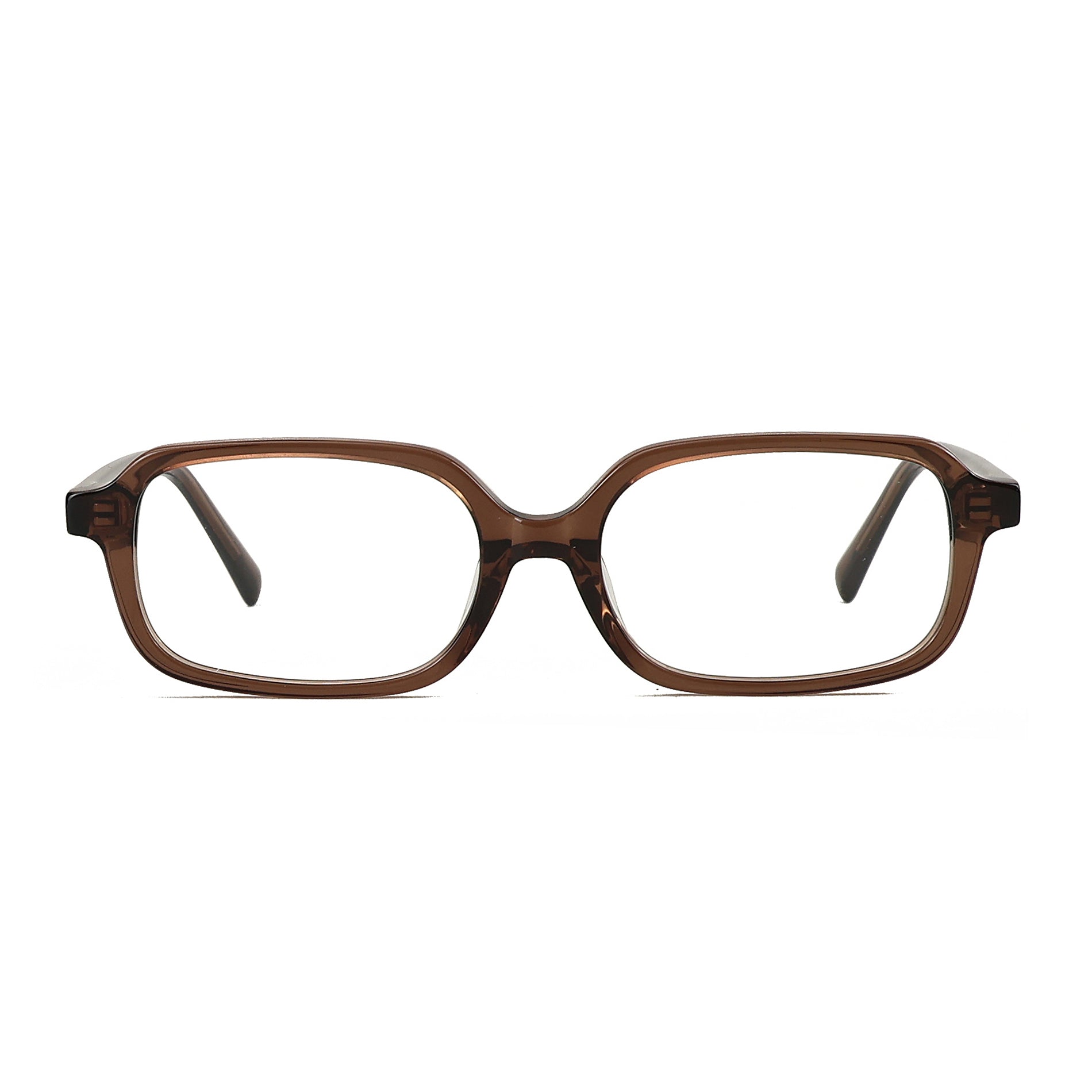 Evander Transparent Brownish silmälasikehykset