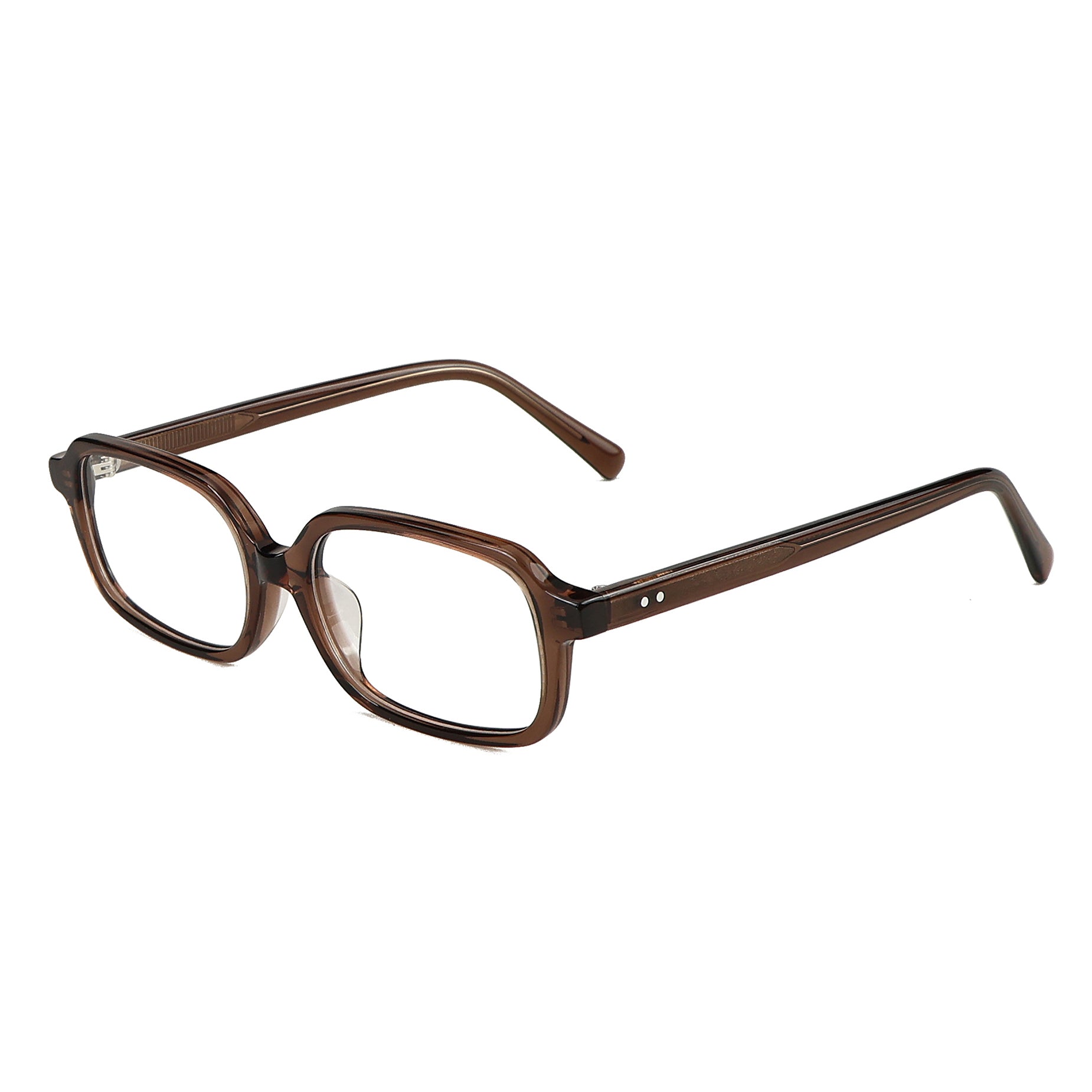 Evander Transparent Brownish silmälasikehykset