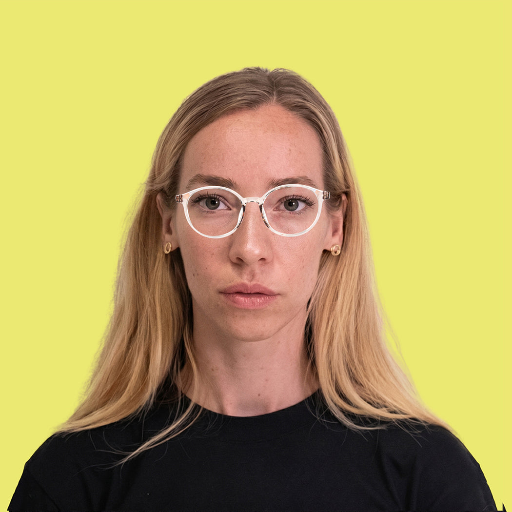 Halo Peach Transparent silmälasikehykset
