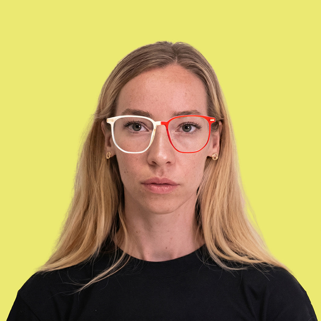 Helike Orange Red silmälasikehykset